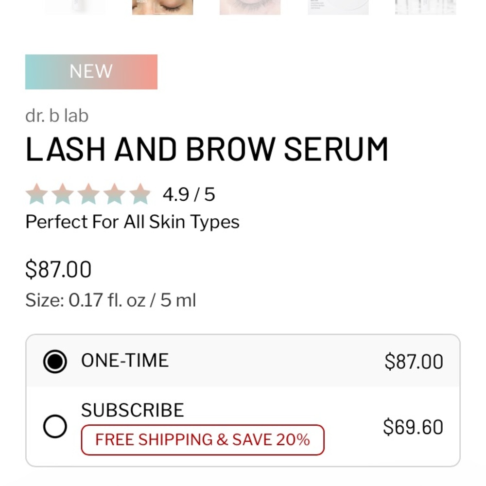 Dr. B Lab Lash and Brow SerumLash and Brow Serum
